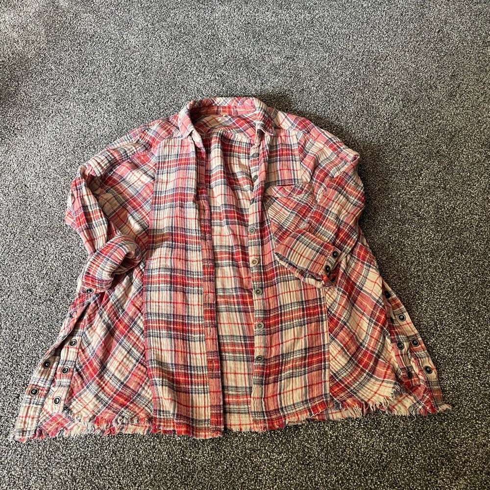 Free People muslin shirt size S